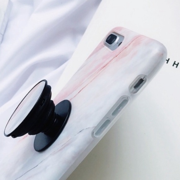 LAST 1 !! NEW iPhone XR Marble Popsocket Grip Case - Picture 3 of 4